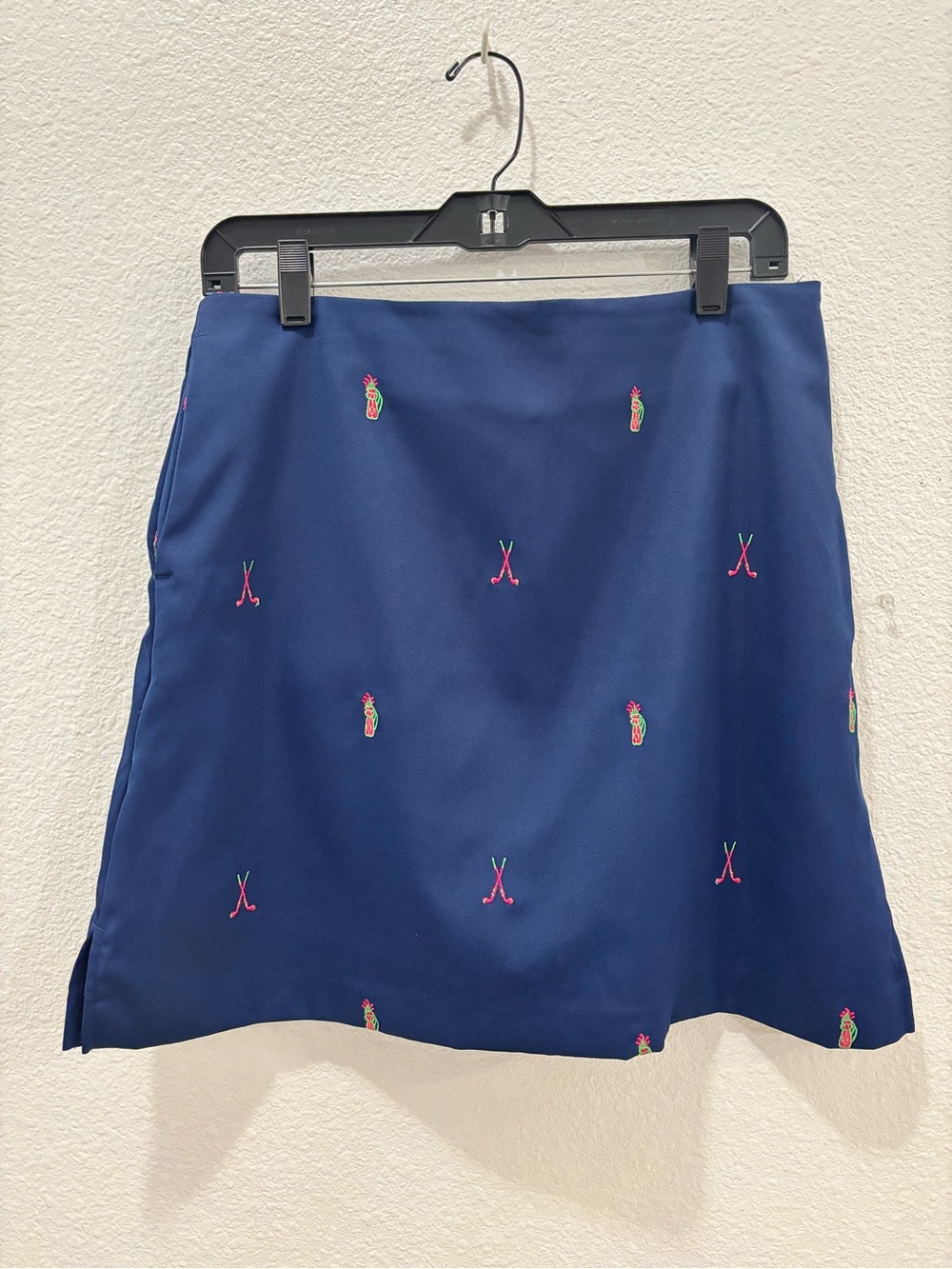 Coral Bay Golf Women's Navy Blue Skort Golf Theme Embroidery Size 8